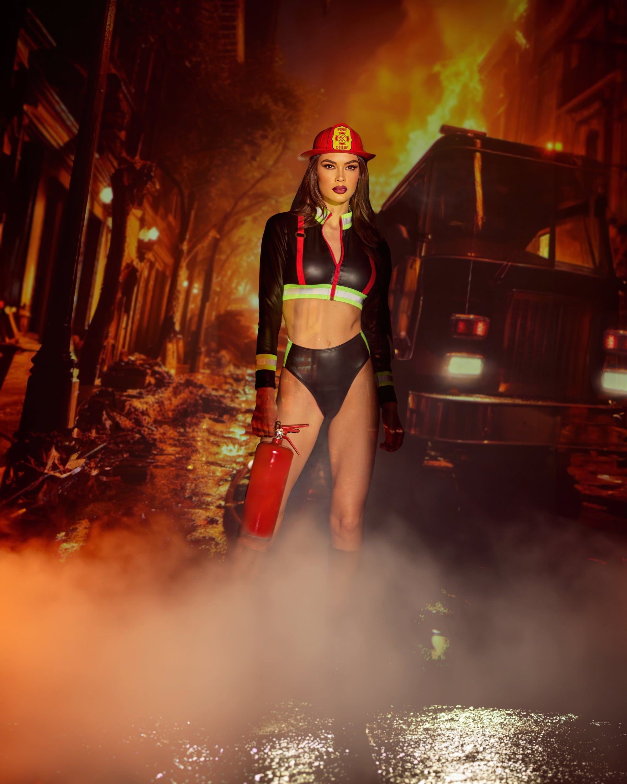 Fierce Fire Woman Costume