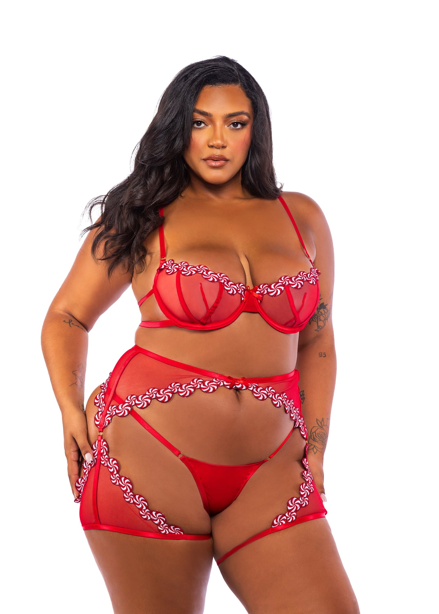 Peppermint Kiss 3-Piece Chaps Set