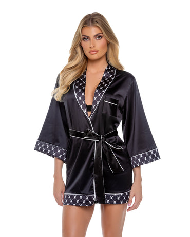 Playboy Bunny Smoke Lounge Robe