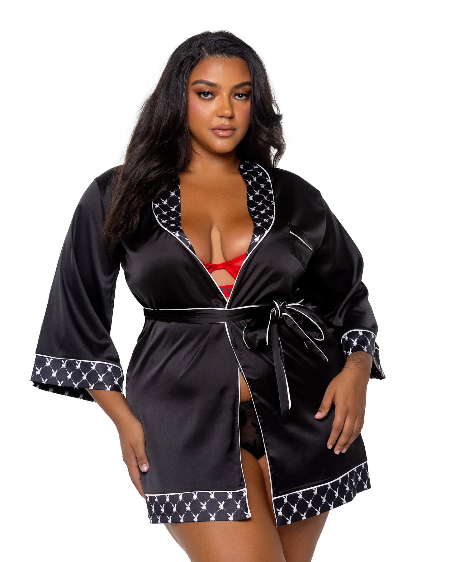 Playboy Bunny Smoke Lounge Robe