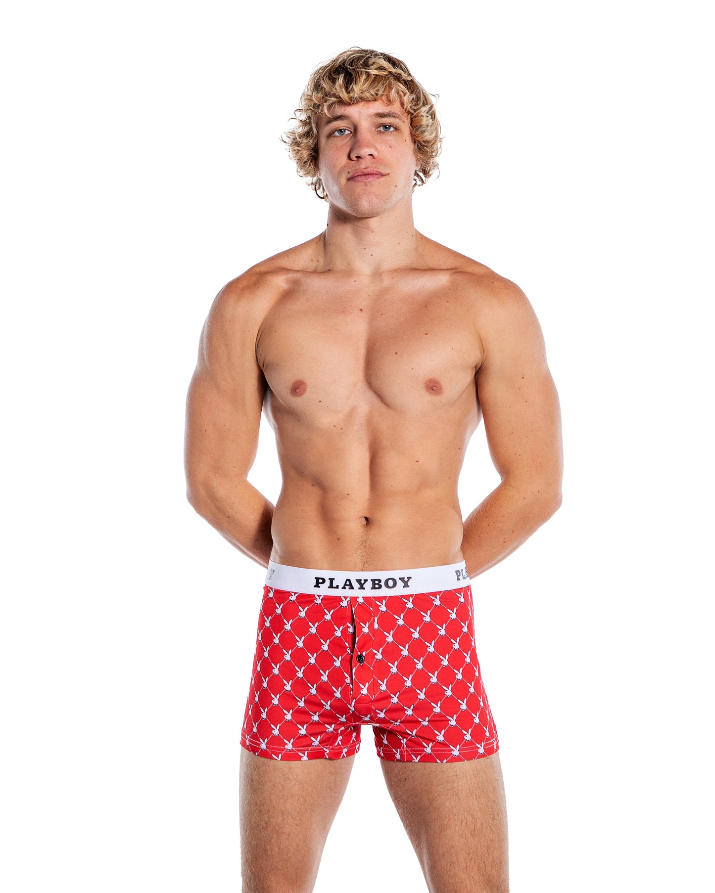 Playboy Mens Argyle Boxer Briefs