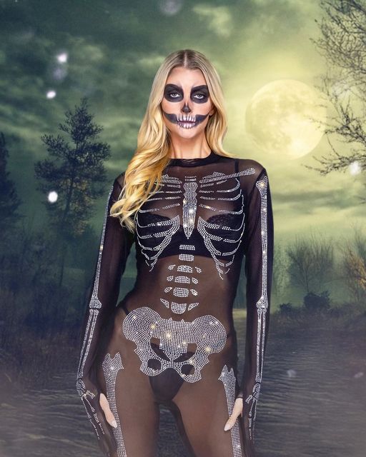 Sparkling Skeleton Costume