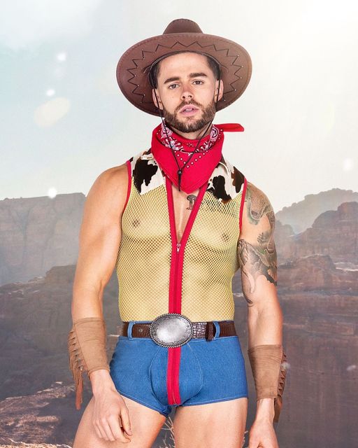 4pc Playful Sheriff Men’s Costume