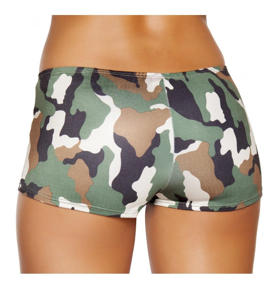 Womens camo shop boy shorts