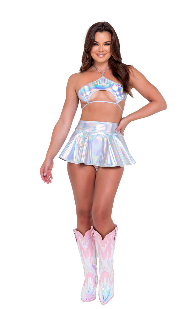 Adult Flare Mini Skirt, Assorted Colours, One Size, Wearable Costume  Accessory for Halloween