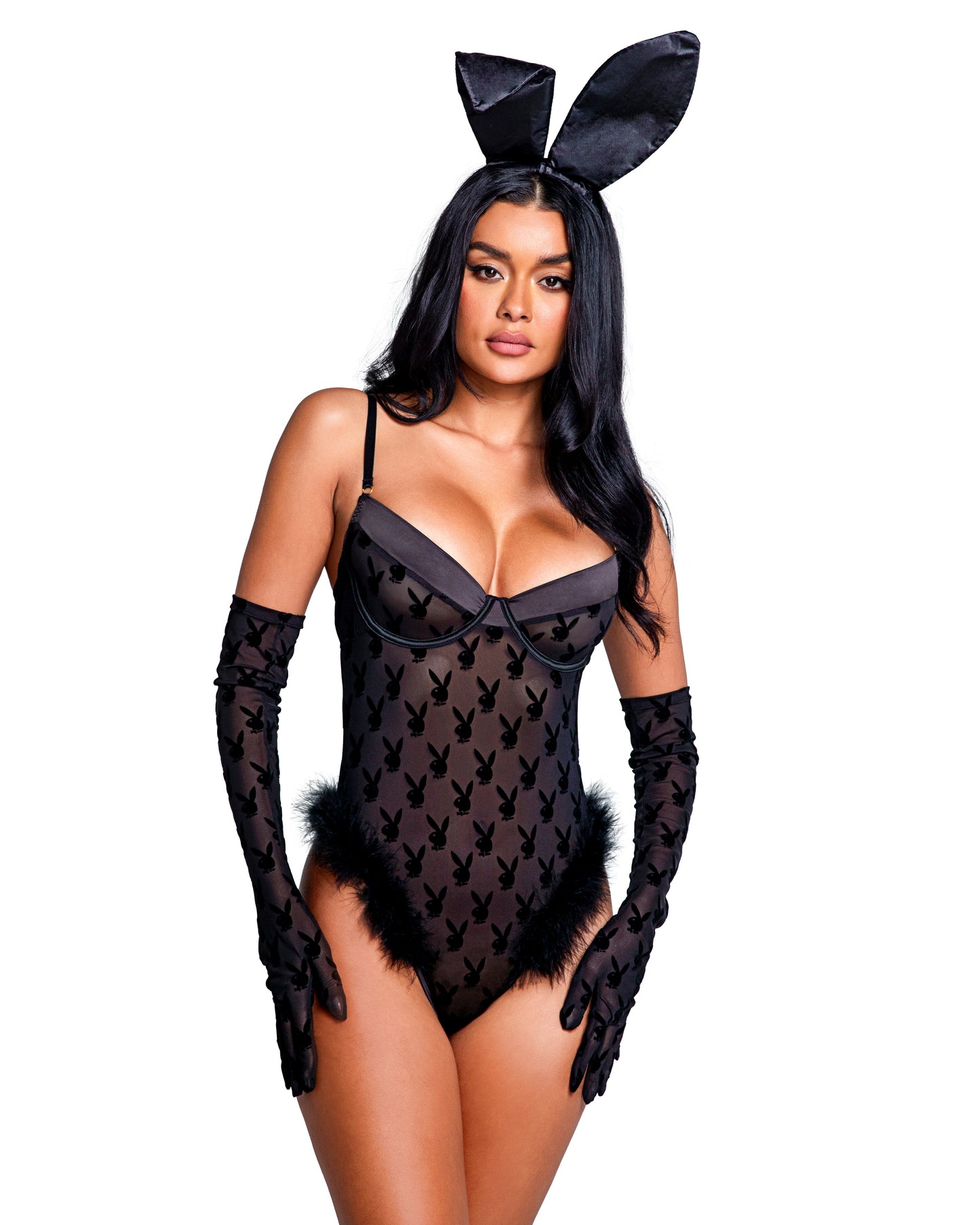 Playboy Bunny Noir Teddy